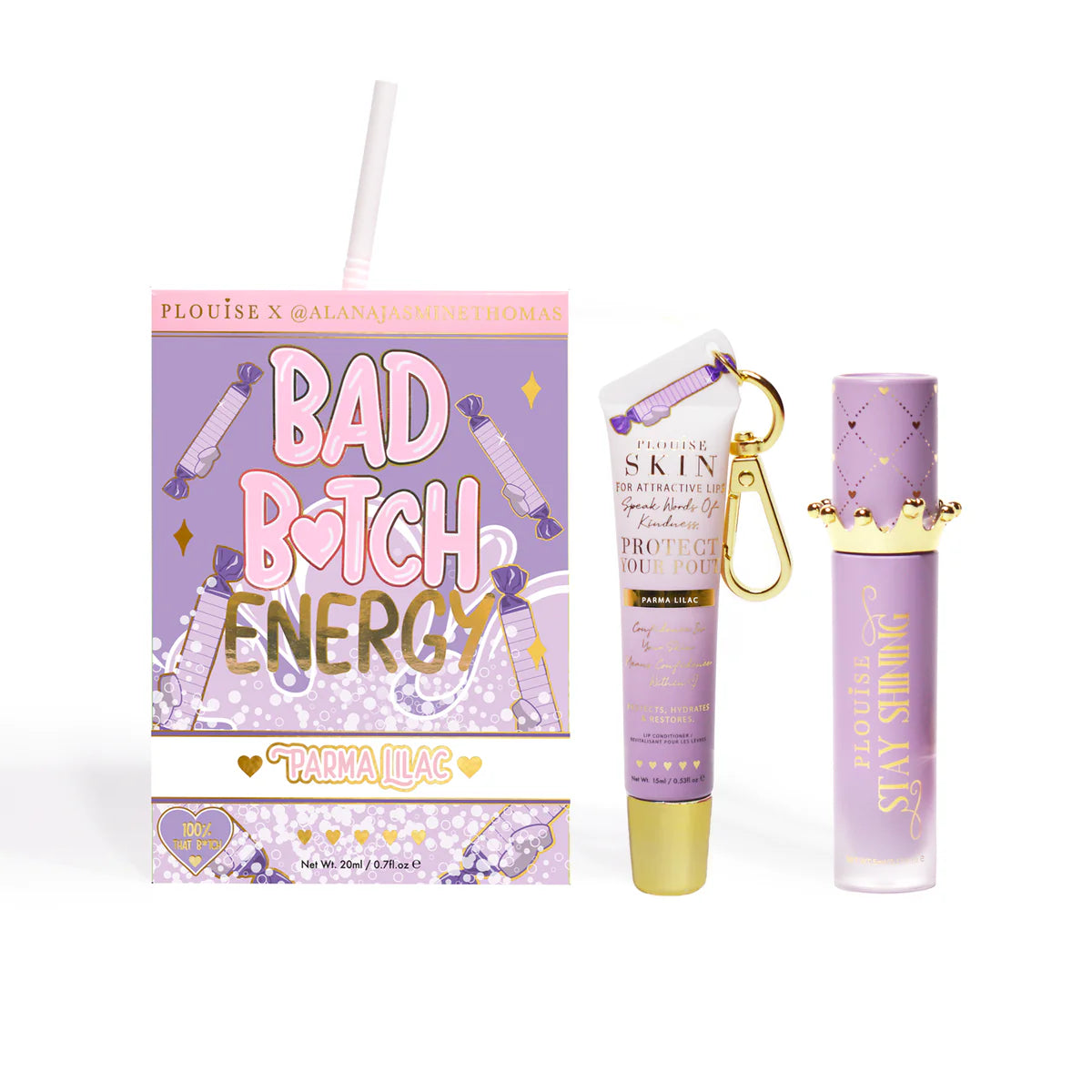 Plouise set lip Bad B🩷tch energy
