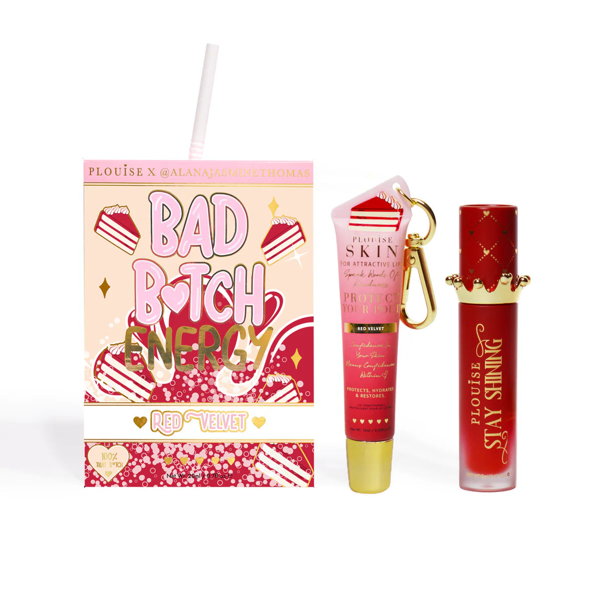 Plouise set lip Bad B🩷tch energy