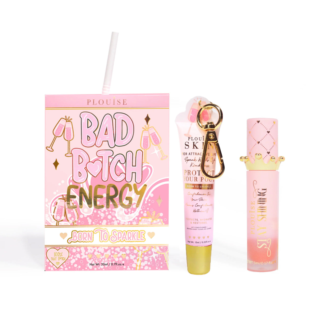 Plouise set lip Bad B🩷tch energy
