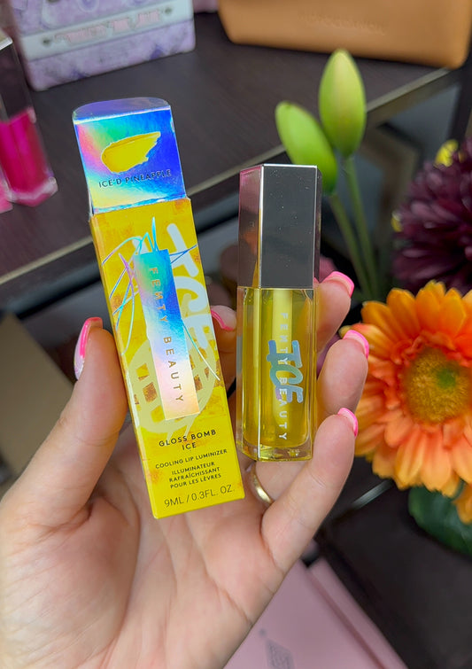 Fenty Gloss Bomb Ice Cooling Lip Gloss shade ICED PINEAPPLE