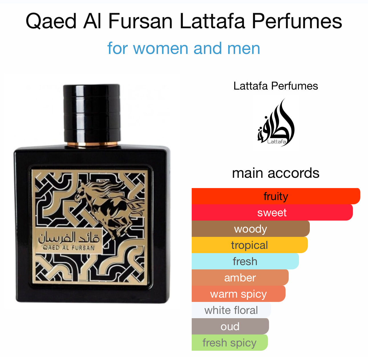 Qaed Al Fursan Lattafa 100ml