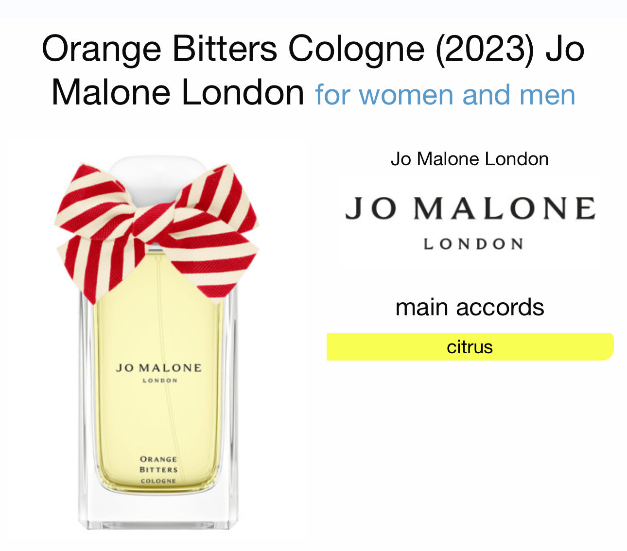 Jo Malone Orange bitters 10ml